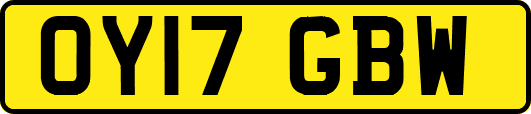 OY17GBW