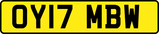OY17MBW