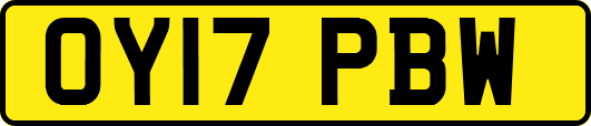 OY17PBW