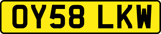OY58LKW