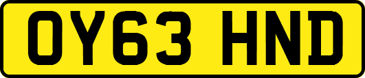 OY63HND