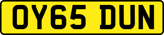 OY65DUN