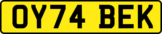 OY74BEK