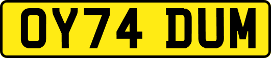 OY74DUM