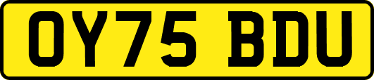 OY75BDU