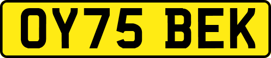 OY75BEK