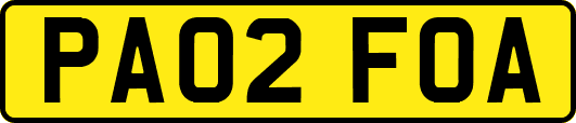 PA02FOA