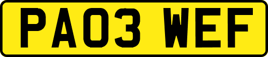 PA03WEF