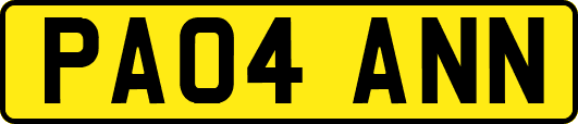 PA04ANN