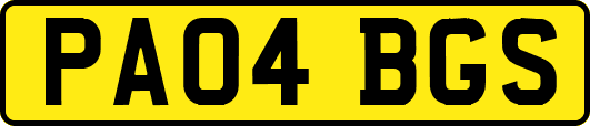 PA04BGS