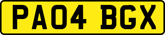 PA04BGX