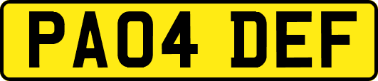 PA04DEF