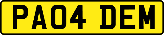 PA04DEM