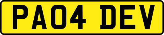 PA04DEV