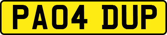 PA04DUP