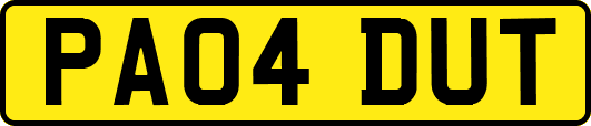 PA04DUT