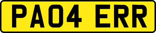 PA04ERR