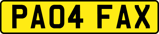 PA04FAX