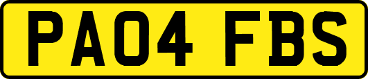 PA04FBS