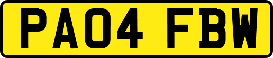 PA04FBW