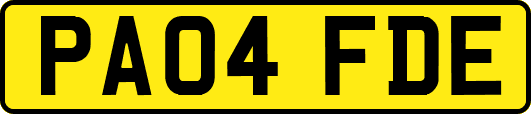 PA04FDE