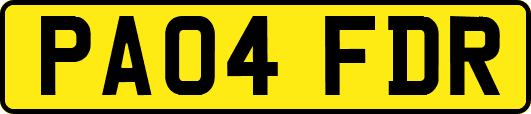 PA04FDR