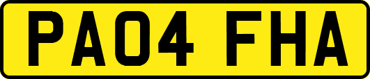 PA04FHA