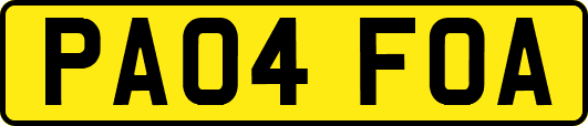 PA04FOA