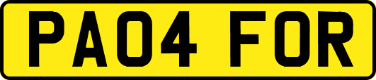 PA04FOR