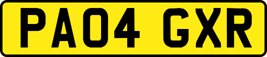 PA04GXR