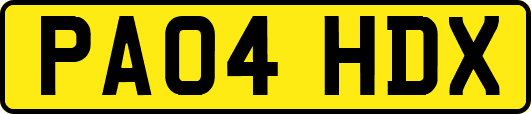 PA04HDX