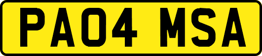 PA04MSA