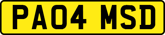 PA04MSD