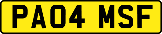 PA04MSF