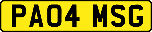 PA04MSG