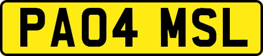 PA04MSL