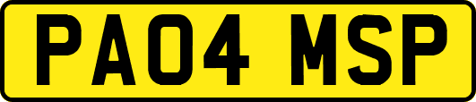 PA04MSP