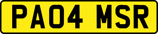 PA04MSR