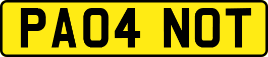 PA04NOT