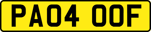 PA04OOF