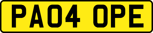 PA04OPE