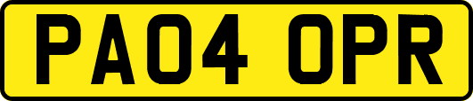 PA04OPR