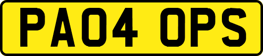 PA04OPS