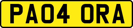 PA04ORA