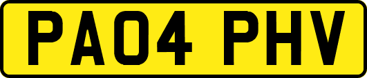 PA04PHV