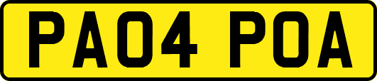 PA04POA
