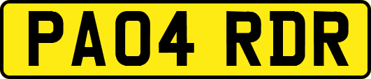 PA04RDR