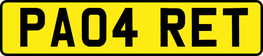 PA04RET