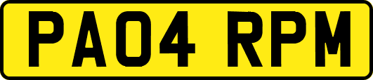 PA04RPM