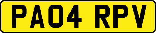 PA04RPV
